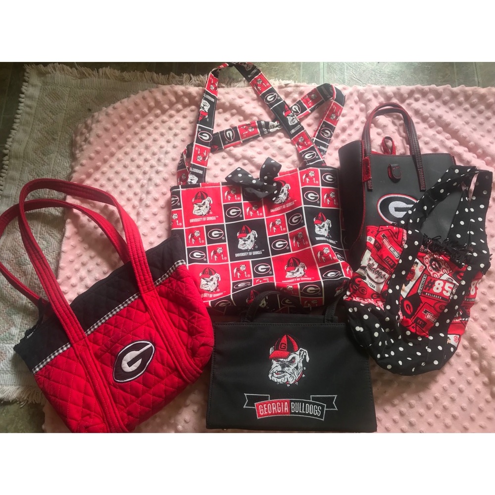 GEORGIA BULLDOG HANDBAG BUNDLE 5 FOR $35